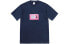 Supreme SS18 TV Tee Navy T SUP-SS18-0094