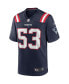 Фото #3 товара Men's Chris Slade Navy New England Patriots Game Retired Player Jersey