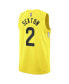 Фото #2 товара Men's and Women's Collin Sexton Gold Utah Jazz Swingman Jersey - Icon Edition