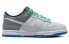 Фото #2 товара Кеды Nike Dunk Low GS графитово-зелено-синие
