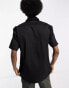 Dickies short sleeve work shirt in black Черный, S - фото #3