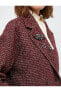 Фото #5 товара Пальто Koton - Melis Ağazat Brooch Detail Oversize Coat