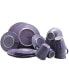 Фото #2 товара Lilac Fields 16 Piece Dinnerware Set