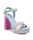 Фото #1 товара Women's Heeled Suede Sandals With Platform BL By Multicolor