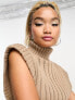 Фото #3 товара Emory Park sleeveless ribbed roll neck jumper in latte