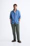 COTTON - LINEN TROUSERS