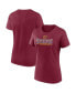 Фото #1 товара Women's Burgundy Washington Commanders Route T-shirt