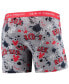 Фото #4 товара Men's Gray, Navy Boston Red Sox Super Fit 2-Pack Boxer Briefs Set