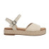 Фото #2 товара TOMS Abby Platform Espadrille Womens Off White Casual Sandals 10020768T-101