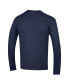 Фото #4 товара Men's Navy Auburn Tigers High Motor Long Sleeve T-shirt