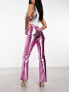 Фото #1 товара Amy Lynn soft stretch Lupe trouser in iced pink