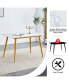 Фото #4 товара Ultra Modern Dining Table with Non-Slip Pads for Stability
