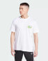 Adidas Originals Leisure League golf t-shirt in white weiß, 2XL - фото #1