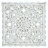 Фото #1 товара Wandornament Holz weiß 38x38 cm shabby