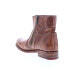 Фото #6 товара Bed Stu Eiffel F315403 Womens Brown Leather Zipper Casual Dress Boots