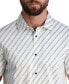 Фото #4 товара Karl Lagerfeld Men's Asymmetric Logo Print Short Sleeve Shirt