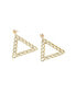 ფოტო #1 პროდუქტის Women's Gold Chain-link Drop Earrings