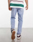 Фото #8 товара Selected Homme straight fit jeans in light wash