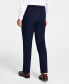 Men's Pleated Solid Classic Fit Pants