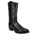 Фото #2 товара Dan Post Boots Milwaukee Embroidered Round Toe Cowboy Mens Black Casual Boots D