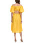 Фото #2 товара Farm Rio Linen-Blend Maxi Dress Women's Yellow M