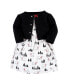 ფოტო #1 პროდუქტის Toddler Girls Quilted Cardigan and Dress, Winter Bear