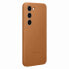 Фото #3 товара Чехол для смартфона из натуральной кожи Samsung Galaxy S23 Leather для модели верблюд