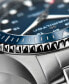 Фото #4 товара Наручные часы Gevril Men's Madison Swiss Automatic Black Leather Watch 39mm.