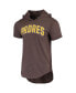 Men's Fernando Tatis Jr. Heathered Brown San Diego Padres Softhand Player Tri-Blend Hoodie T-shirt
