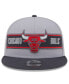 Фото #2 товара Men's Gray/Charcoal Chicago Bulls 2024 NBA Draft 9FIFTY Snapback Hat