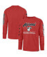 ფოტო #1 პროდუქტის Men's Red Miami Heat 2023/24 City Edition Triplet Franklin Long Sleeve T-shirt