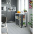 Фото #4 товара Кухонная тележка Eco Trolley меламин ABS Белый/Серый (80 x 39 x 87 cm)
