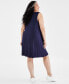 Фото #2 товара Plus Size Sleeveless Knit Flip Flop Dress, Created for Macy's