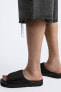 Фото #8 товара Стеганые пляжные сандалии ZARA