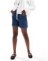 Фото #2 товара Object a-line denim shorts in medium blue