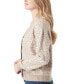 Фото #3 товара Women's Buffalo Plaid Jacquard Button-Front Cardigan Sweater