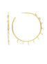 ფოტო #1 პროდუქტის Cubic Zirconia Dangle Hoop Earrings