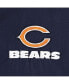 ფოტო #2 პროდუქტის Men's Navy Chicago Bears Hurricane Raglan Full-Zip Windbreaker Jacket