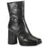 Diba True Mont Pelier Platform Womens Black Casual Boots 43411-001