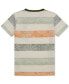 ფოტო #2 პროდუქტის Big Boys Striped Cotton Logo Appliqué T-Shirt