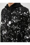 Фото #5 товара Свитшот унисекс Koton с принтом и надписью, с капюшоном, длинным рукавом