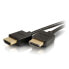 Фото #2 товара C2G 3ft (0.9m) Ultra Flexible High Speed HDMI® Cable with Low Profile Connectors - 4K 60Hz - 0.91 m - HDMI Type A (Standard) - HDMI Type A (Standard) - 3D - 10.2 Gbit/s - Black
