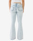 ფოტო #2 პროდუქტის Women's Charlie No Flap Super T Flare Jeans