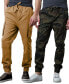 Фото #1 товара Men's Slim Fit Stretch Cargo Jogger Pants, Pack of 2
