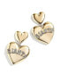 ფოტო #1 პროდუქტის Women's x Baublebar San Francisco Giants Heart Statement Drop Earrings