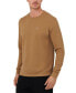 Фото #3 товара Men's Waffle-Knit Thermal Sleep Shirt