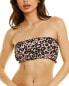 Фото #3 товара Pq Swim Remi Ruched Bandeau Bikini Top Women's Pink M