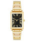 Фото #1 товара Women's Quartz Gold-Tone Alloy Bracelet Watch, 21mm