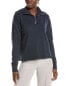 Lafayette 148 New York Half Zip Collared Wool & Cashmere-Blend Sweater Women's