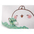 NICI Molang 43x25 Cm With Cloverleaf Seat Cushion